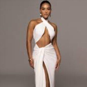 White Sahara Dress - M